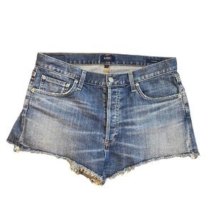 agolde parker jean shorts